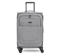 REDOLZ MEDIUM Weichschalen Koffer für Männer & Frauen | Leichter Trolley 67 cm mit 4 Doppelrollen & TSA-Schloss | mit Dehnfalte erweiterbar (Essentials 12)