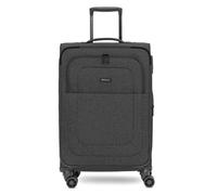 Redolz Essentials 12 MEDIUM 4-Rollen Trolley 67 cm mit Dehnfalte black2 (RD12373-2-01) schwarz