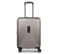 Redolz Essentials 14 4 Rollen Kabinentrolley 55 cm mit Dehnfalte grau