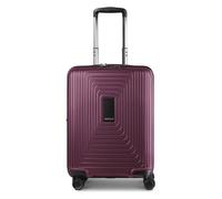 Redolz Essentials 14 4 Rollen Kabinentrolley 55 cm mit Dehnfalte aubergine metallic (TAS036350)