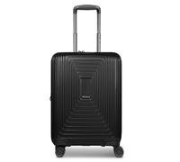 Redolz Essentials 14 4 Rollen Kabinentrolley 55 cm mit Dehnfalte schwarz