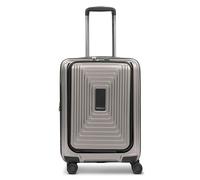 Redolz Essentials 14 4 Rollen Kabinentrolley S 55 cm Laptopfach mit Dehnfalte grau