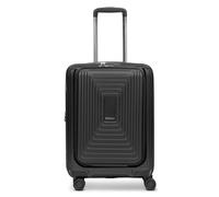 Redolz Essentials 14 4 Rollen Kabinentrolley S 55 cm Laptopfach mit Dehnfalte schwarz