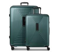 Redolz Essentials 14 4 Rollen Kofferset 2-teilig mit Dehnfalte grün