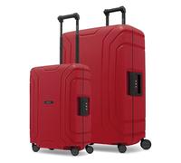 Redolz Essentials 15 4-Rollen 15 Kofferset S+L mit Dreipunktverschluss rot