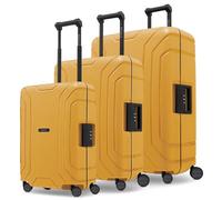 Redolz Essentials 15 4-Rollen Kofferset 3-tlg. mit Dreipunkt-Verschluss gelb