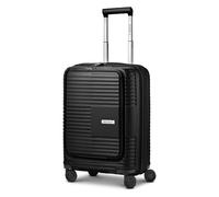 Redolz Essentials 17 2.0 4 Rollen Kabinentrolley 55 cm Laptopfach mit Dehnfalte schwarz