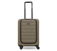 Redolz Essentials 17 4-Rollen Kabinentrolley 55 cm Soft-Pocket Laptopfach braun