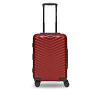 Redolz Essentials 18 4 Rollen Kabinentrolley 55 cm mit Dehnfalte metallic-red (TAS014393)