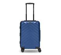 Redolz Essentials 18 4 Rollen Kabinentrolley 55 cm mit Dehnfalte metallic-blue (TAS014394) blau