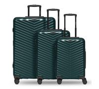 REDOLZ Essentials 18 Trolley Set 3-teilig Metallic-Green Shiny