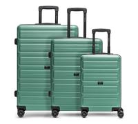 Redolz Essentials 08 3-SET 4 Rollen Kofferset 3-teilig grün
