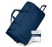 REDOLZ große L Trolley-Reisetasche mit Rollen 71 cm | 81 Liter | für Männer & Frauen (Duffle Essentials)