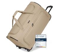 REDOLZ große L Trolley-Reisetasche mit Rollen 71 cm | 81 Liter | für Männer & Frauen (Duffle Essentials)