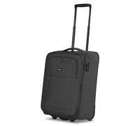 Redolz Essentials 12 2 Rollen Kabinentrolley S 55 cm mit Dehnfalte black (TAS015628)