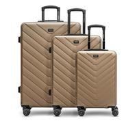 Redolz Essentials 07 3-SET 4 Rollen Kofferset 3-teilig beige