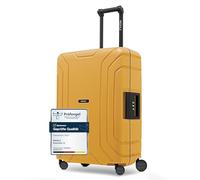 Redolz Essentials 15 4-Rollen Trolley 65 cm mit Dreipunkt-Verschluss dark yellow (TAS038263)