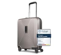 Redolz Essentials 14 4 Rollen Kabinentrolley 55 cm mit Dehnfalte grau