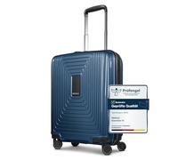 Redolz Essentials 14 4 Rollen Kabinentrolley 55 cm mit Dehnfalte blau