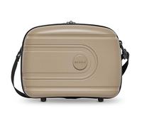 REDOLZ Hartschalen Handgepäck Kosmetik-Koffer | Stabiles Beauty-Case mit Aufsteckfunktion | 34 x 17 x 27 cm aus leichtem Polypropylen (Essentials 11)