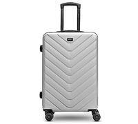 REDOLZ Hartschalen Koffer Damen/Herren | Leichter Trolley 45 x 25 x 67 cm - hochwertiges ABS Material | 4 Doppelrollen & TSA-Schloss (Essentials 07)