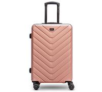 REDOLZ Hartschalen Koffer Damen/Herren | Leichter Trolley 45 x 25 x 67 cm - hochwertiges ABS Material | 4 Doppelrollen & TSA-Schloss (Essentials 07)