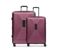 REDOLZ Hartschalen Koffer-Set-2-teilig | L Trolley 52 x 34 x 77 cm - 4,4 kg + M Trolley 46 x 30 x 66 cm - 3,7 kg mit 5 cm Dehnfalte | für Damen & Herren (Essentials 14)