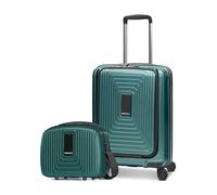 REDOLZ Hartschalen Koffer-Set 2-teilig Laptopfach Beauty Case