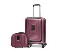 REDOLZ Hartschalen Koffer-Set 2-teilig Laptopfach Beauty Case