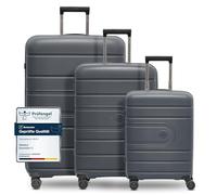 Redolz Essentials 11 3-SET 4 Rollen Kofferset 3-teilig dark grey (RD12371-2-01) grau