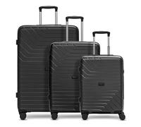 REDOLZ Hartschalen Koffer-Set 3-teilig | aus hochwertigem, leichtem Polypropylen Material | 4 Doppelrollen & TSA-Schloss für Damen & Herren (Essentials 05)