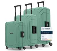 Redolz Essentials 15 4-Rollen Kofferset 3-tlg. mit Dreipunkt-Verschluss sea green (TAS007775) tuerkis