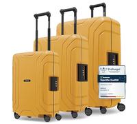 Redolz Essentials 15 4-Rollen Kofferset 3-tlg. mit Dreipunkt-Verschluss dark yellow (TAS038269) gelb