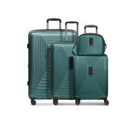 REDOLZ Hartschalen Koffer-Set-4-teilig | S 55 cm (ohne Laptopfach) + M 66 cm + L 77 cm + Beauty-Case | alle Koffer 5 cm Dehnfalte | leichte 2,9 kg / 3,7 kg / 4,4 kg / 1,1 kg (Essentials 14)