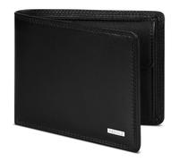 Redolz Leather Essentials QF Geldbörse RFID Leder 12 cm ausklappbar classic black (TAS044748) grau,schwarz