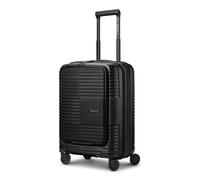 Redolz Essentials 17 2.0 4 Rollen Kabinentrolley 55 cm Laptopfach mit Dehnfalte schwarz