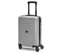 Redolz Essentials 08 CABIN 4 Rollen Kabinentrolley 55 cm silberfarben