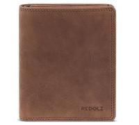 Redolz Leather Essentials Geldbörse RFID Schutz Leder 9.5 cm brown (TAS015272) braun