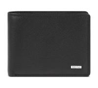 Redolz Leather Essentials QF Geldbörse RFID Leder 12 cm ausklappbar black Herren