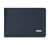 Redolz Leather Essentials QF kleine Geldbörse RFID Leder 10,5 cm navy Herren