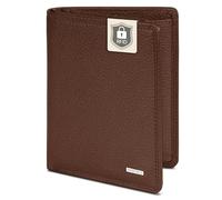 Redolz Leather Essentials HF Geldbörse RFID Leder 9,5 cm ausklappbar braun