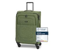 Redolz Essentials 12 MEDIUM 4-Rollen Trolley 67 cm mit Dehnfalte olive (TAS003935)