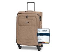 Redolz Essentials 12 MEDIUM 4-Rollen Trolley 67 cm mit Dehnfalte coffee (TAS020491)