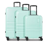 Redolz Pro ABS 4 Rollen Kofferset 3-teilig mit Dehnfalte grün