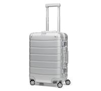 Redolz Pro Aluminium 4 Rollen Kabinentrolley S 55 cm silver Herren