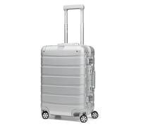 Redolz Pro Aluminium 4-Rollen Kabinentrolley S 55 cm silver Herren