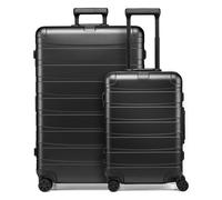 Redolz Pro Aluminium 4-Rollen Kofferset S+L schwarz
