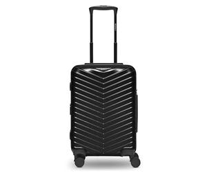 REDOLZ Ultra-leicht Hartschalen Kabinen-Koffer | Kleiner Cabin-Trolley Shiny Oberfläche 37 x 24 x 55 cm | mit Dehnfalte 3 cm erweiterbar nur 2,8 kg | 4 Doppelrollen & TSA-Schloss (Essentials 18)