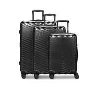 REDOLZ Ultra leicht Hartschalen Koffer-Set 3-teilig | Shiny Oberfläche & mit Dehnfalte erweiterbar um 3 cm | 4 Doppelrollen & TSA-Schloss für Damen & Herren (Essentials 18)