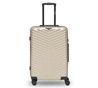 REDOLZ Ultraleicht Hartschalen Check-in Koffer | Mittelgroßer Trolley Shiny Oberfläche 43 x 28 x 66 cm | mit Dehnfalte 3 cm erweiterbar nur 3,4 kg | 4 Doppelrollen & TSA-Schloss (Essentials 18)